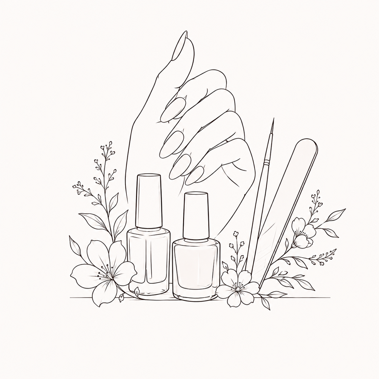 Nails illustration